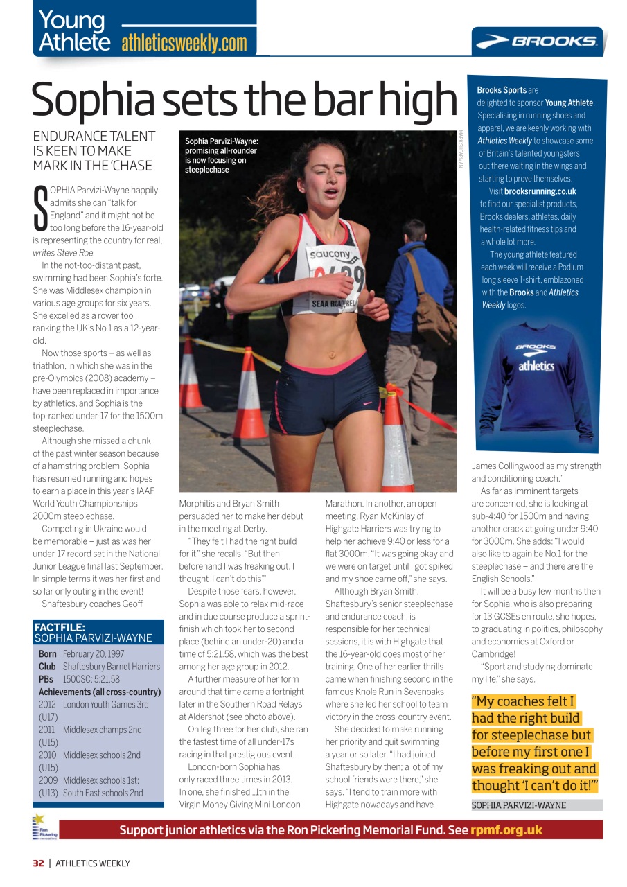 AW – Athletics Weekly Magazine Preview Pages