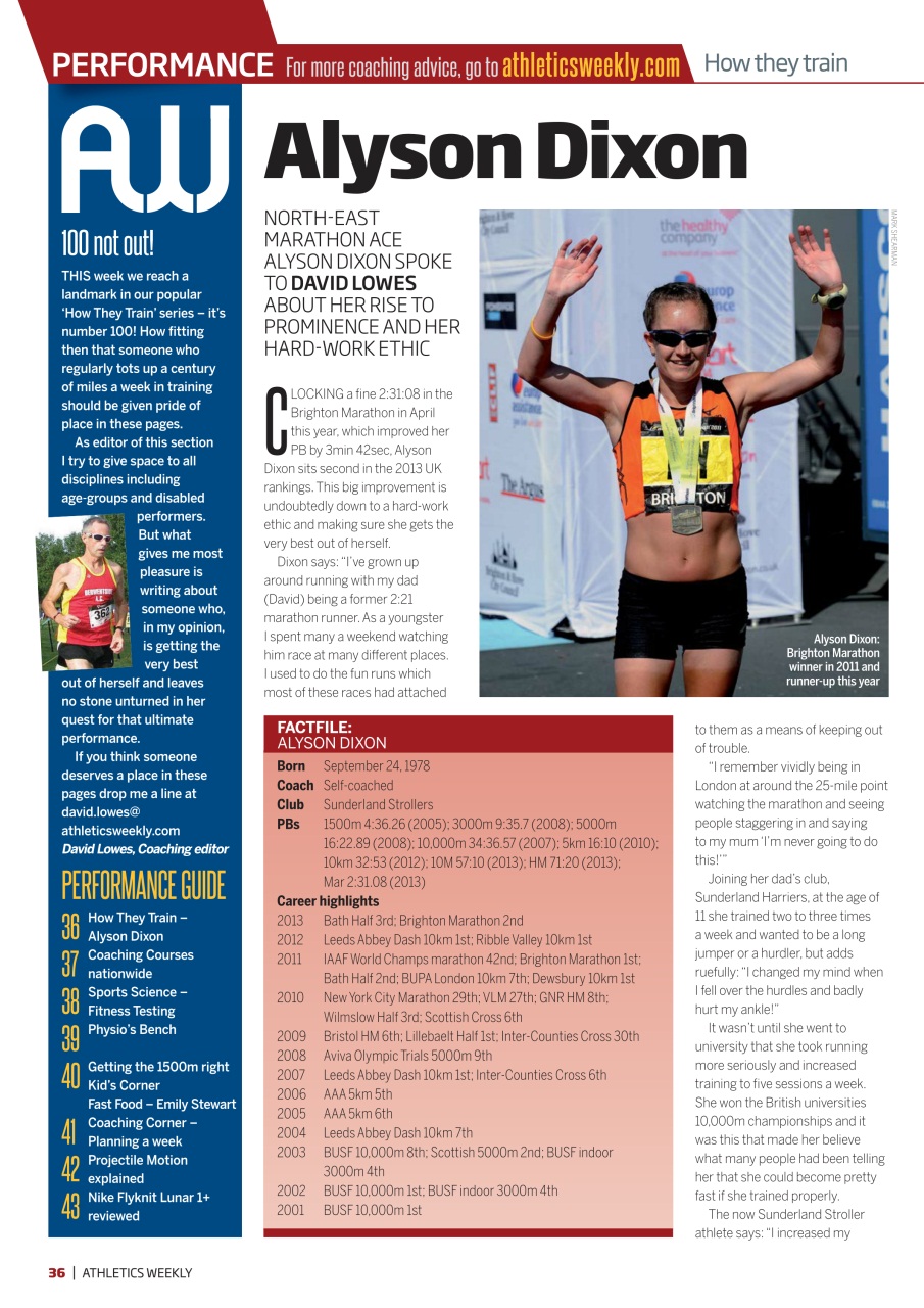 AW – Athletics Weekly Magazine Preview Pages