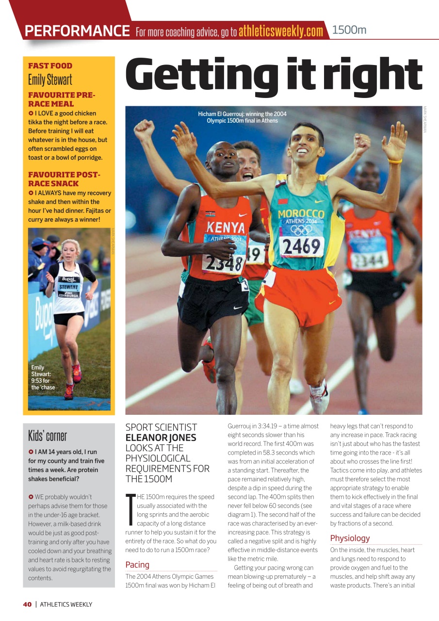 AW – Athletics Weekly Magazine Preview Pages