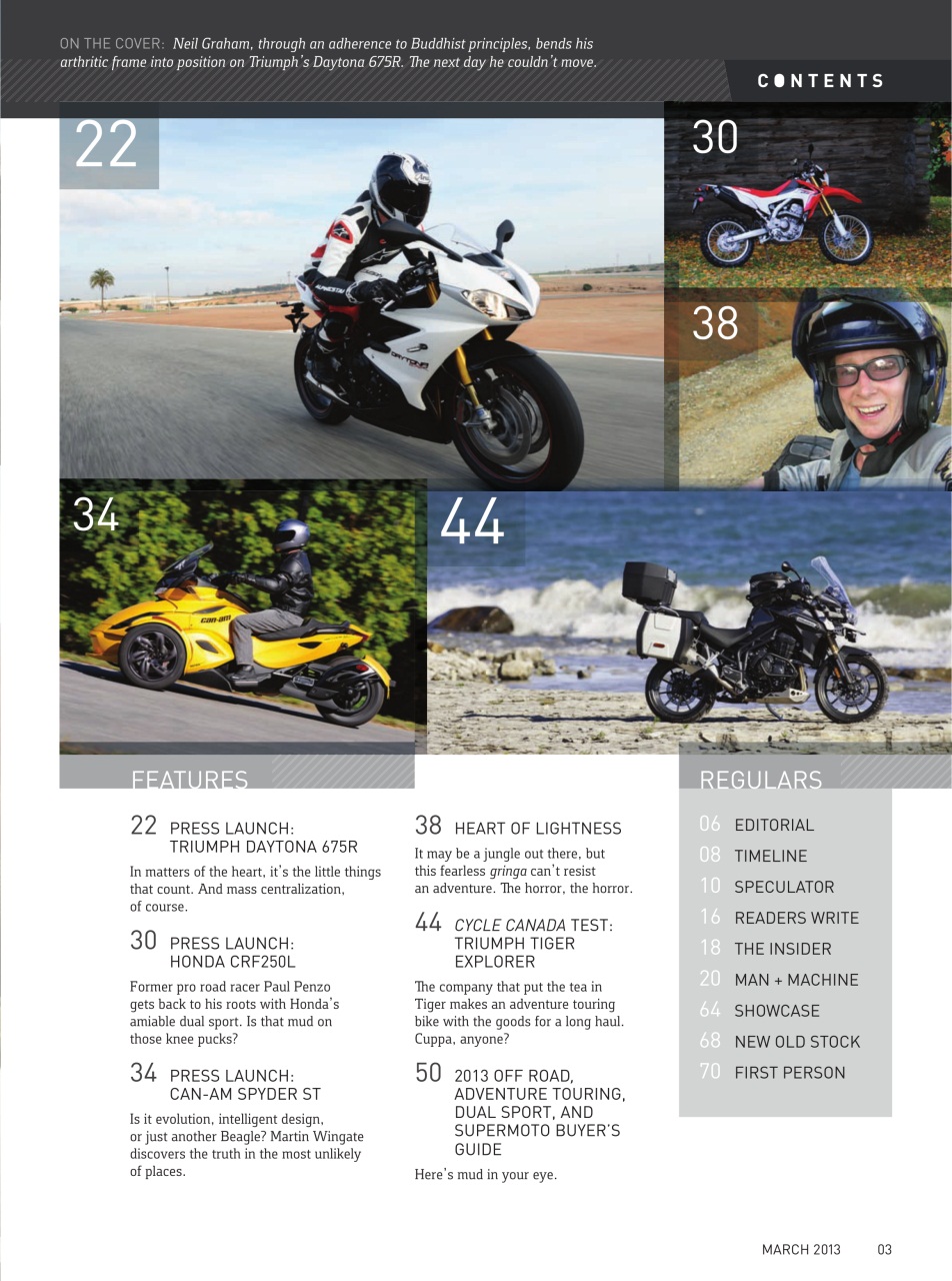 Cycle Canada Preview Pages