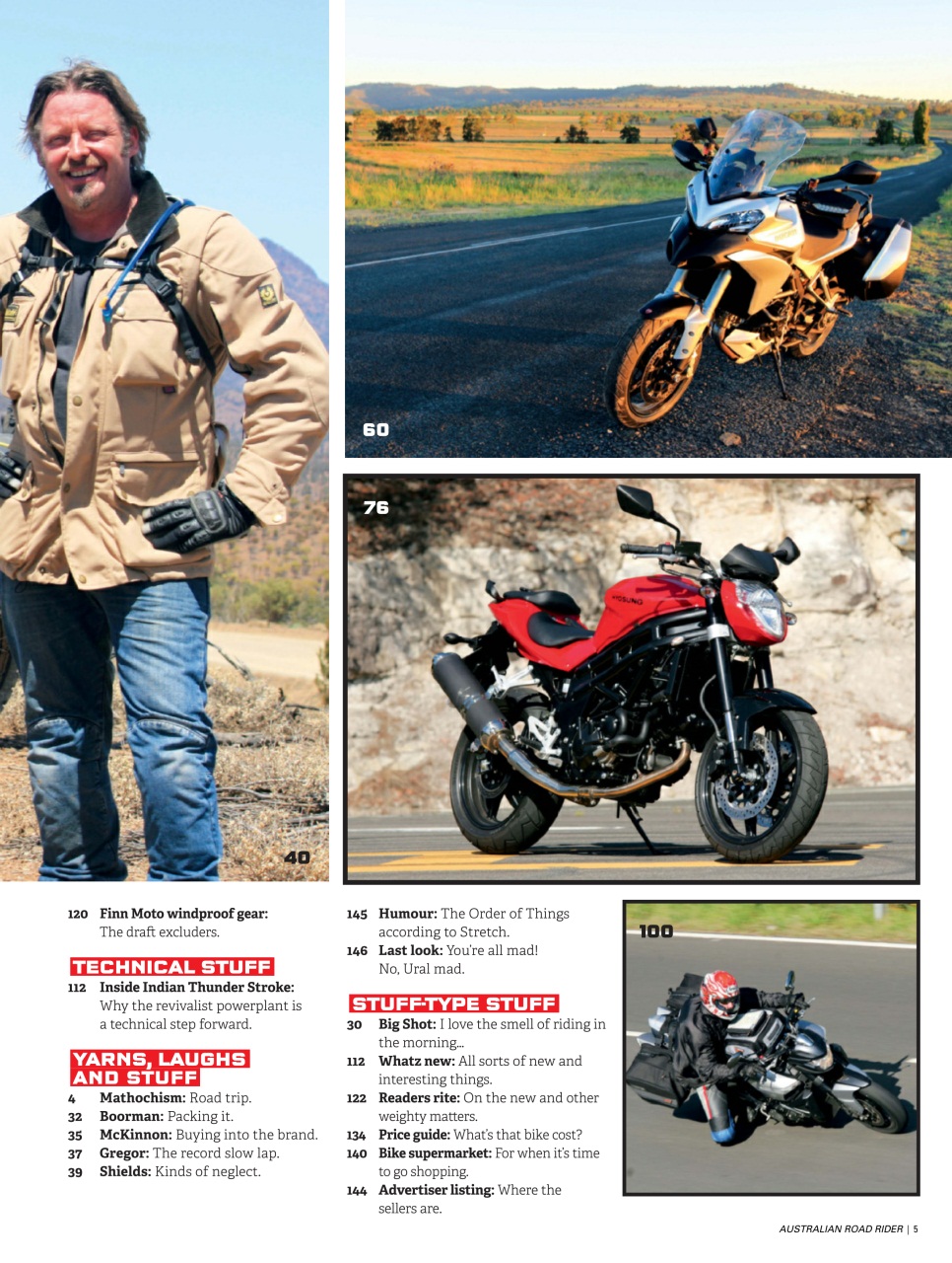 Australian Road Rider Preview Pages