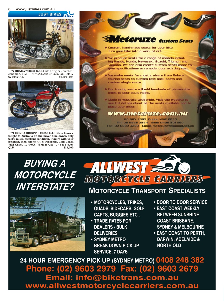 JUST BIKES Preview Pages