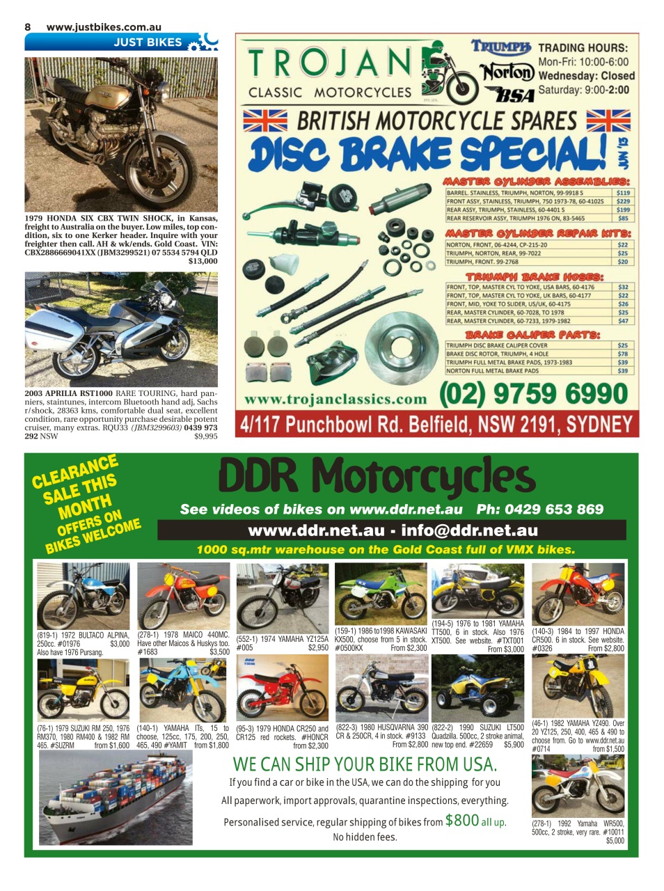 JUST BIKES Preview Pages