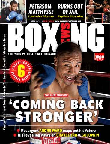 Boxing News issue MAY 15 2013