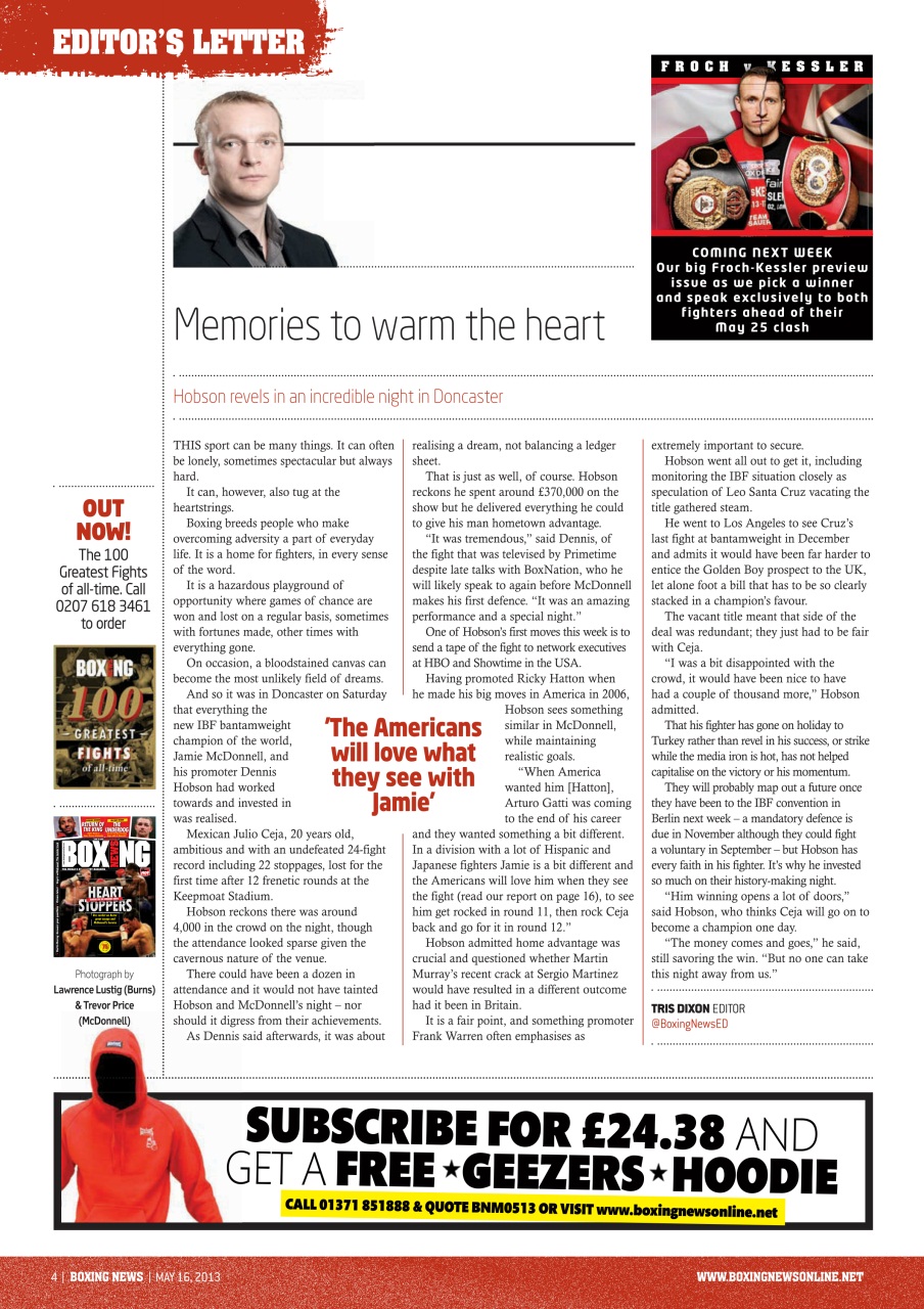 Boxing News Preview Pages