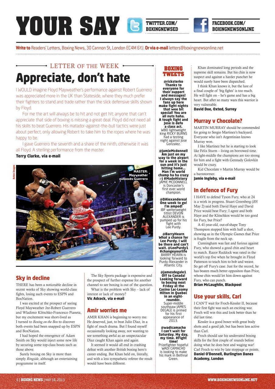 Boxing News Preview Pages