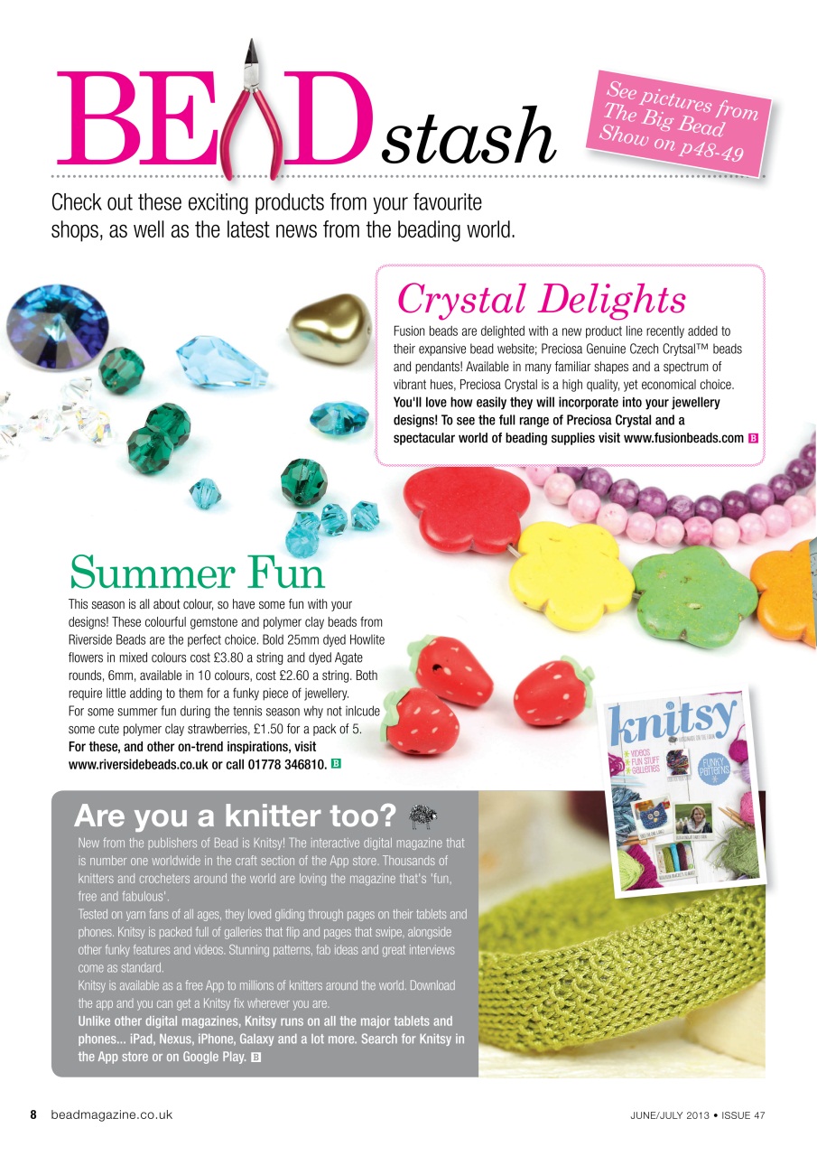 Bead & Jewellery Magazine Preview Pages