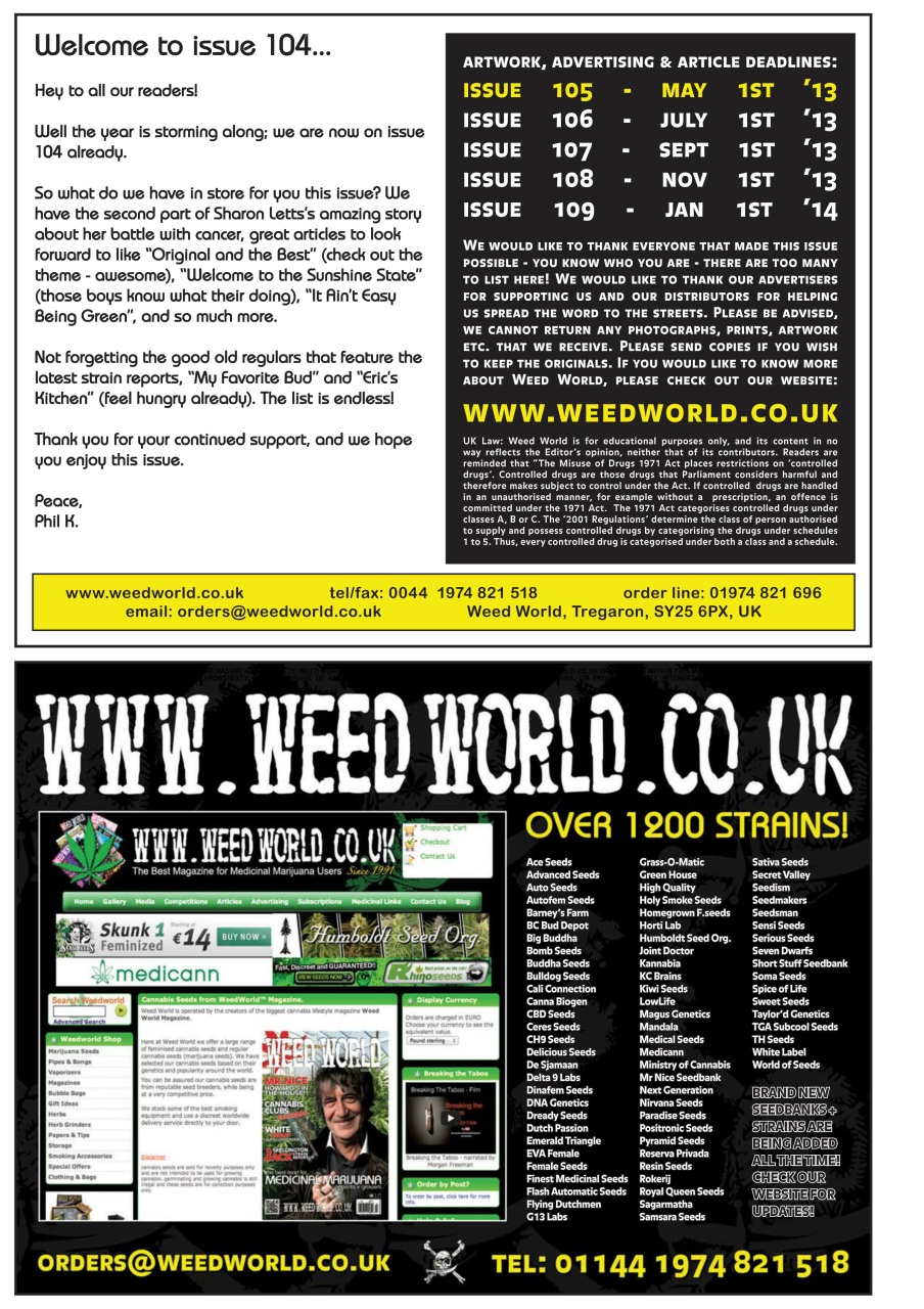 Weed World Preview Pages