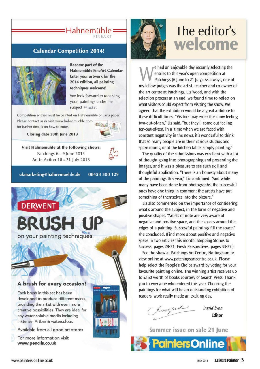 Leisure Painter & The Artist Preview Pages