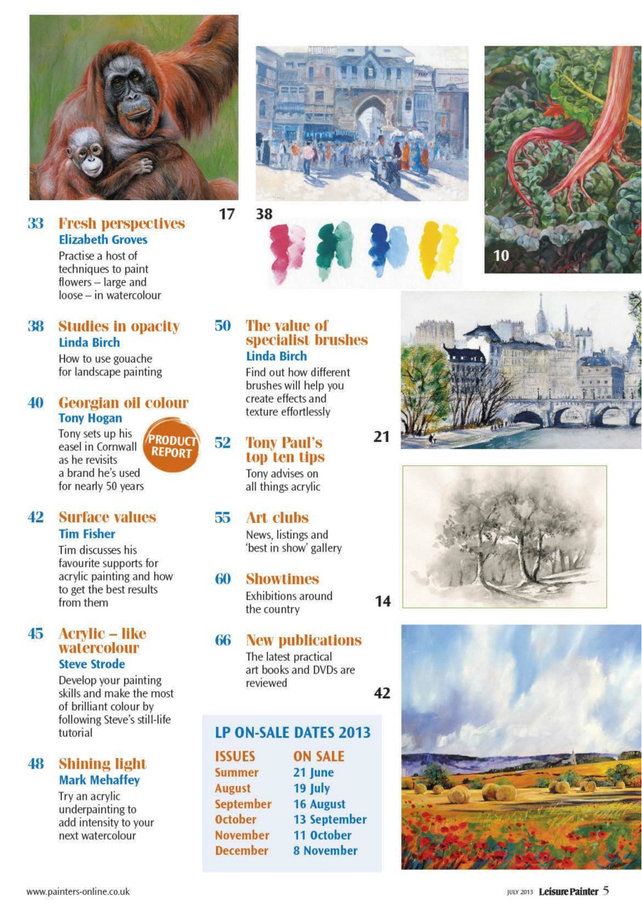 Leisure Painter & The Artist Preview Pages