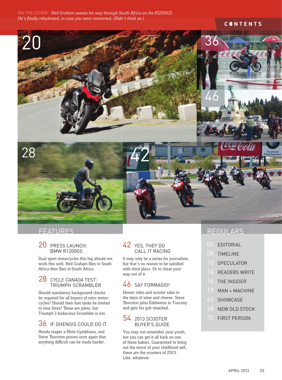 Cycle Canada Preview Pages