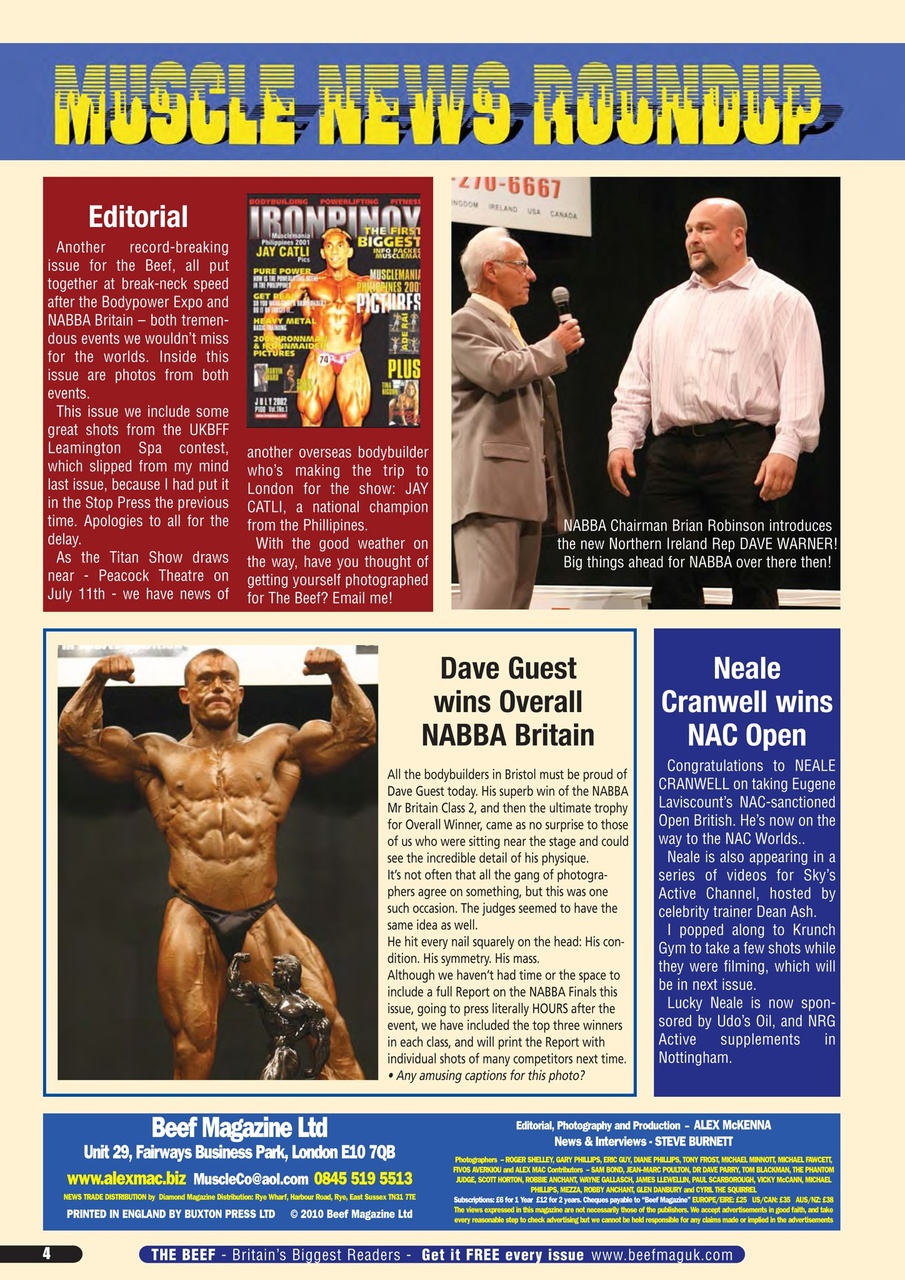 UK Beef Magazine Preview Pages