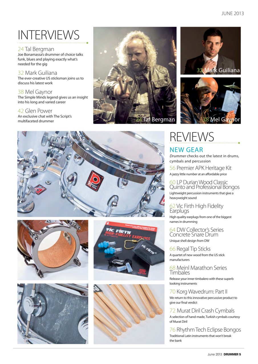 iDrum magazine: Never miss a beat Preview Pages