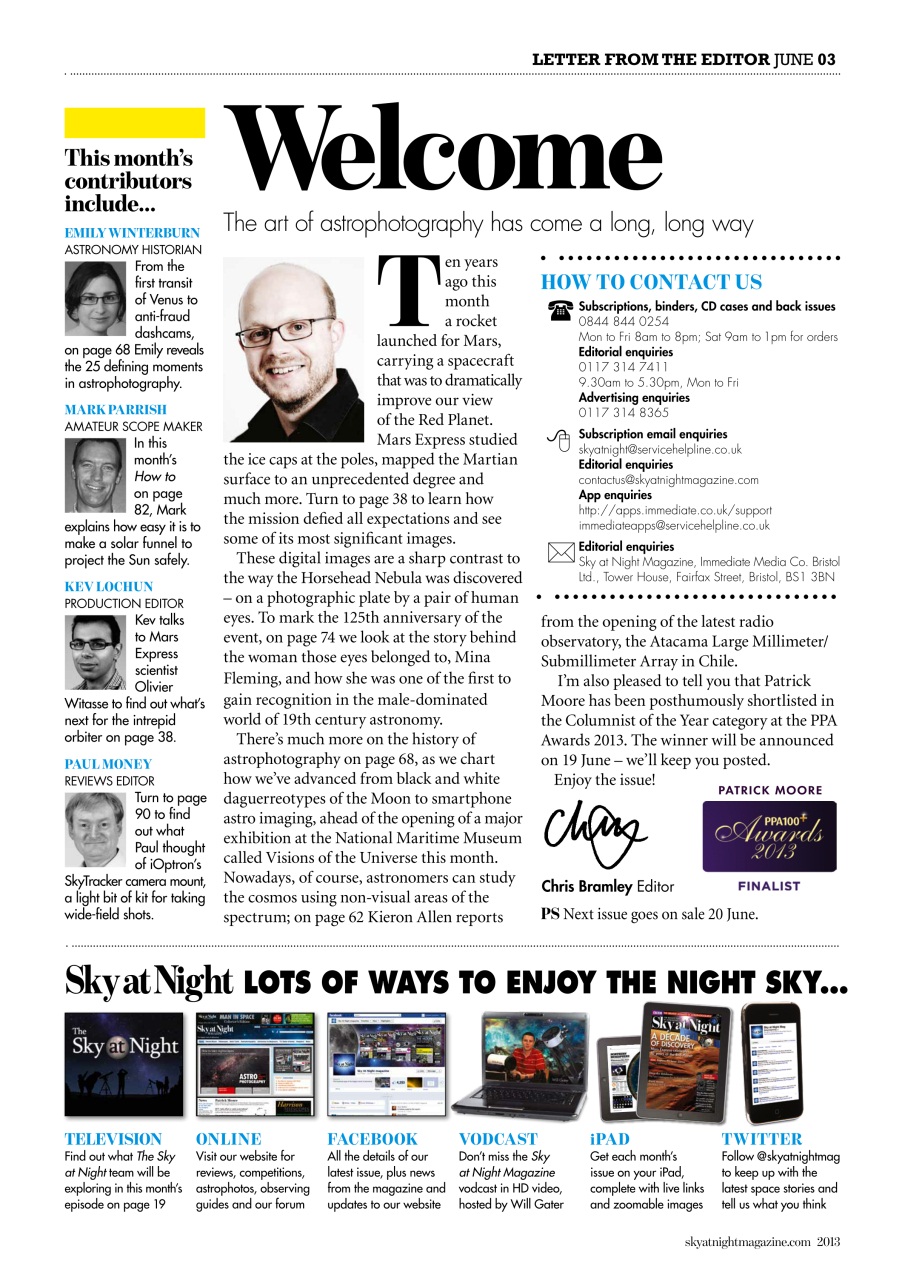 BBC Sky at Night Magazine Preview Pages