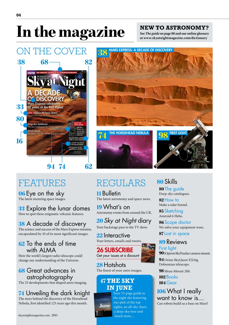 BBC Sky at Night Magazine Preview Pages