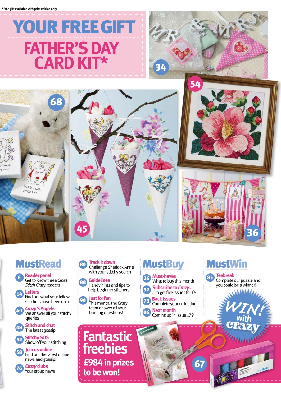 Cross Stitch Crazy Preview Pages