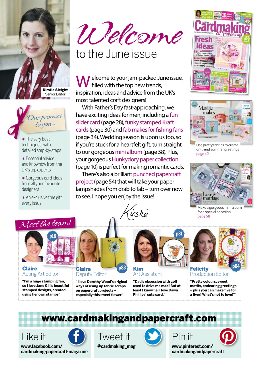 Cardmaking & Papercraft Preview Pages