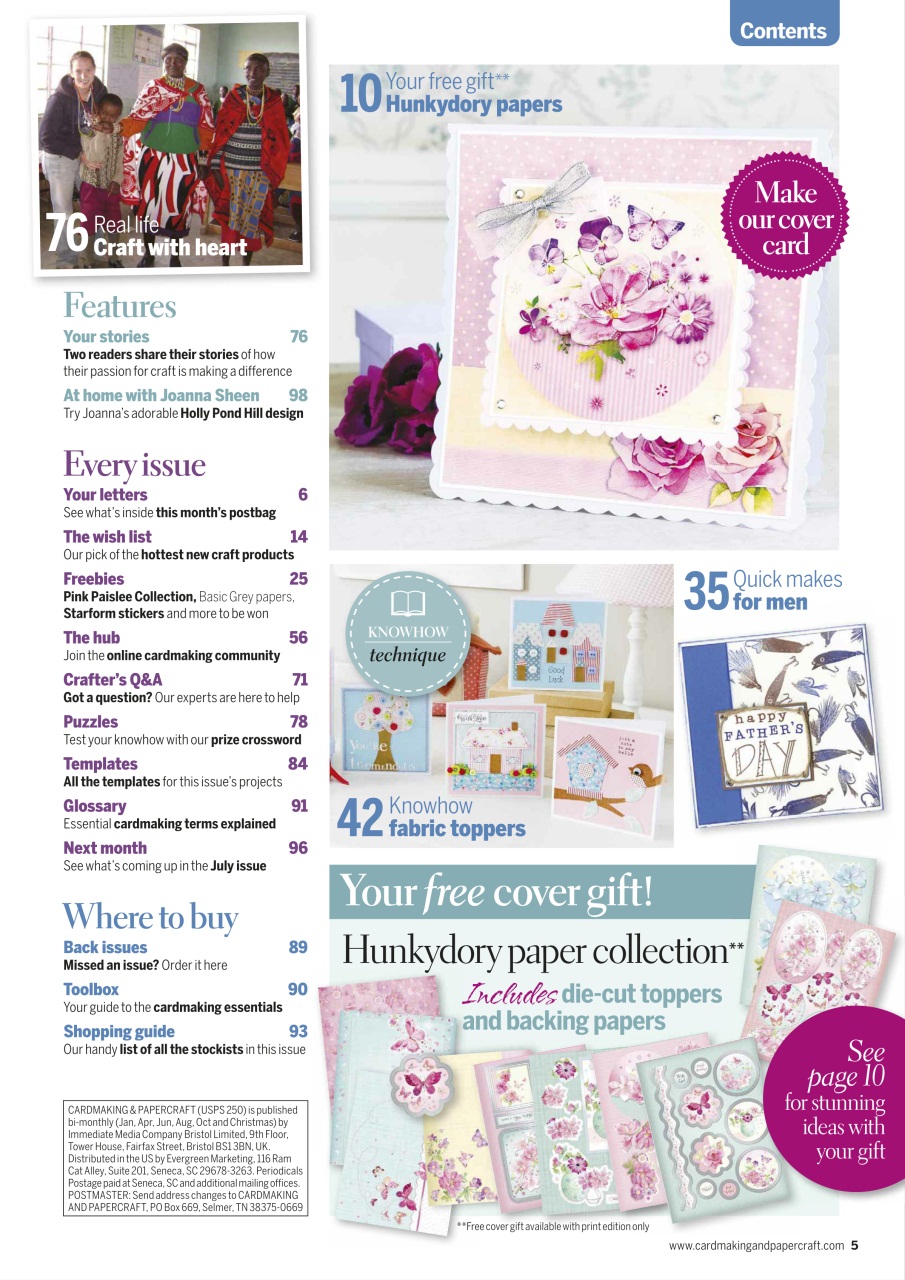 Cardmaking & Papercraft Preview Pages