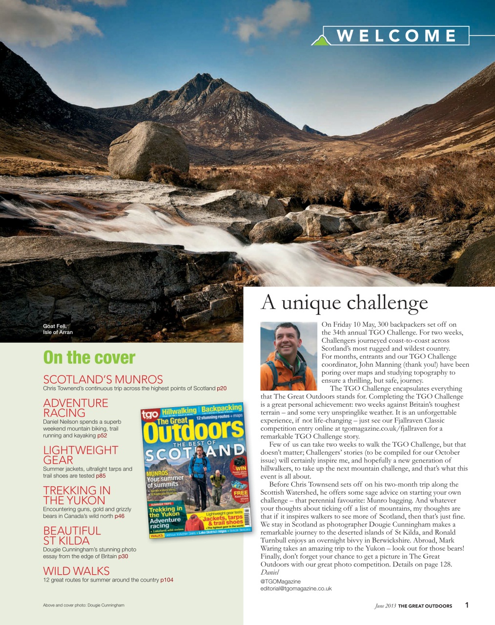 TGO - The Great Outdoors Magazine Preview Pages