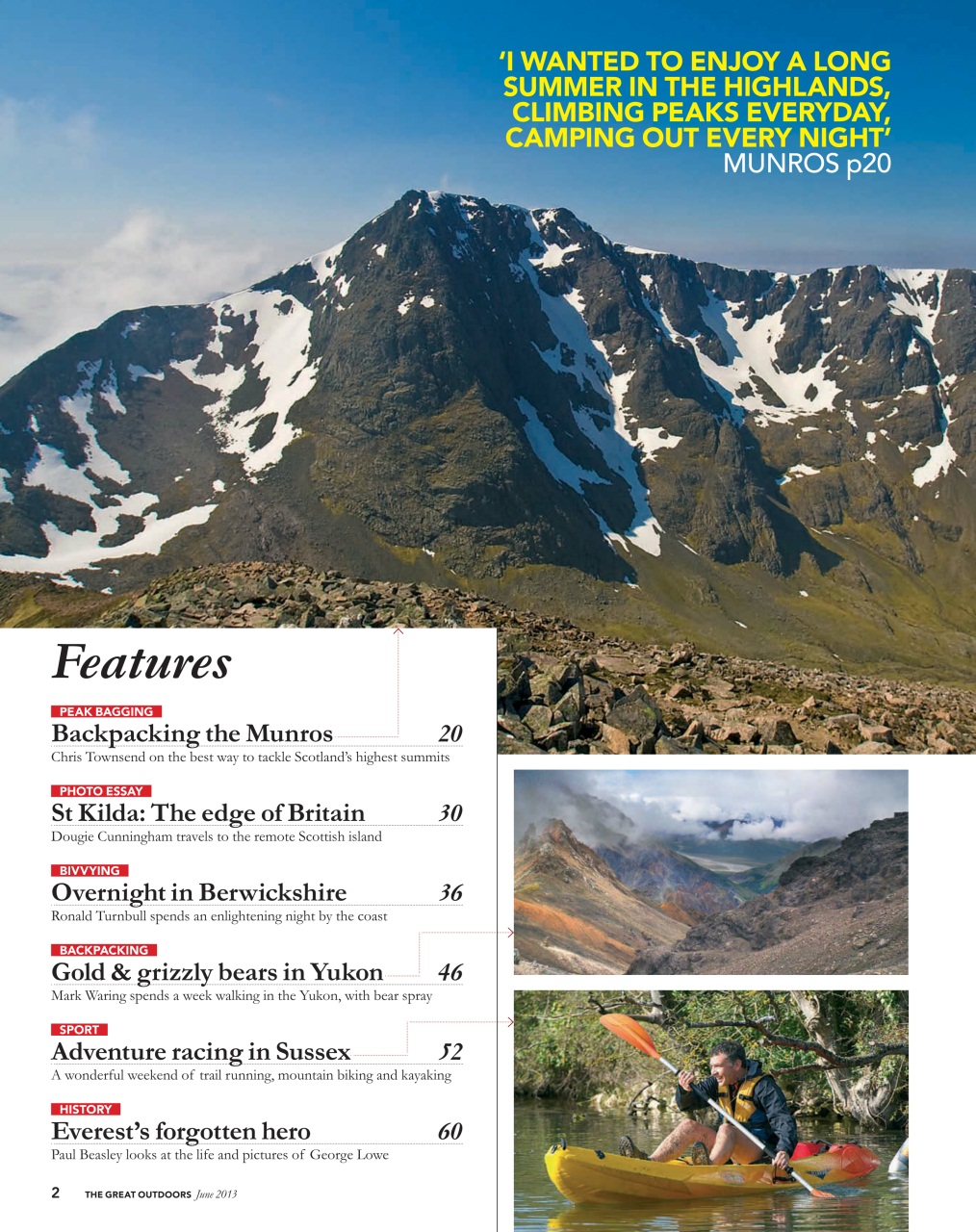 TGO - The Great Outdoors Magazine Preview Pages