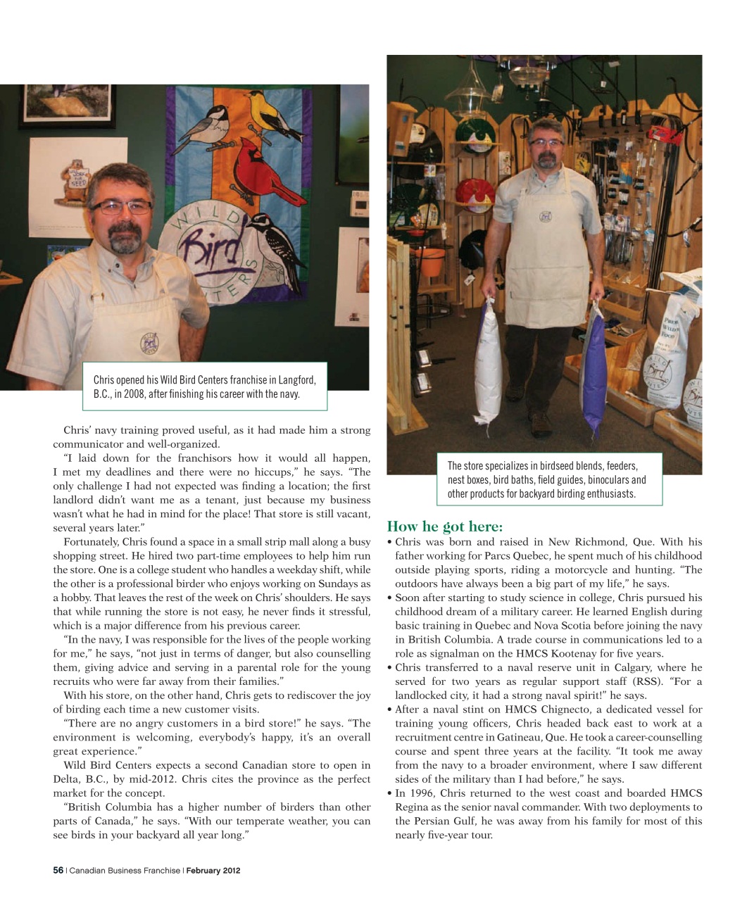 Canadian Business Franchise Preview Pages