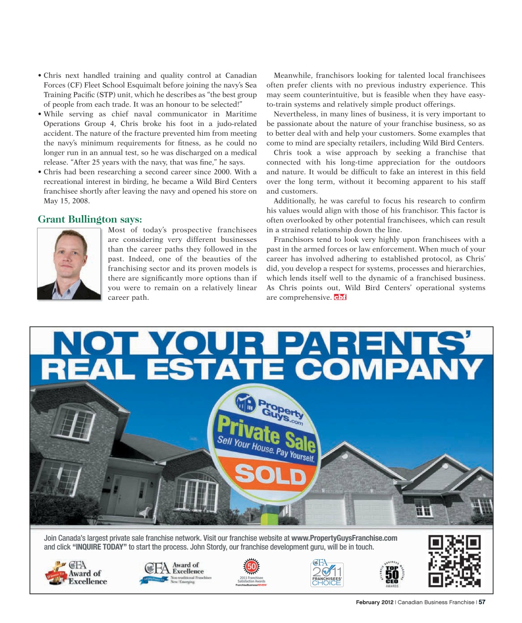 Canadian Business Franchise Preview Pages