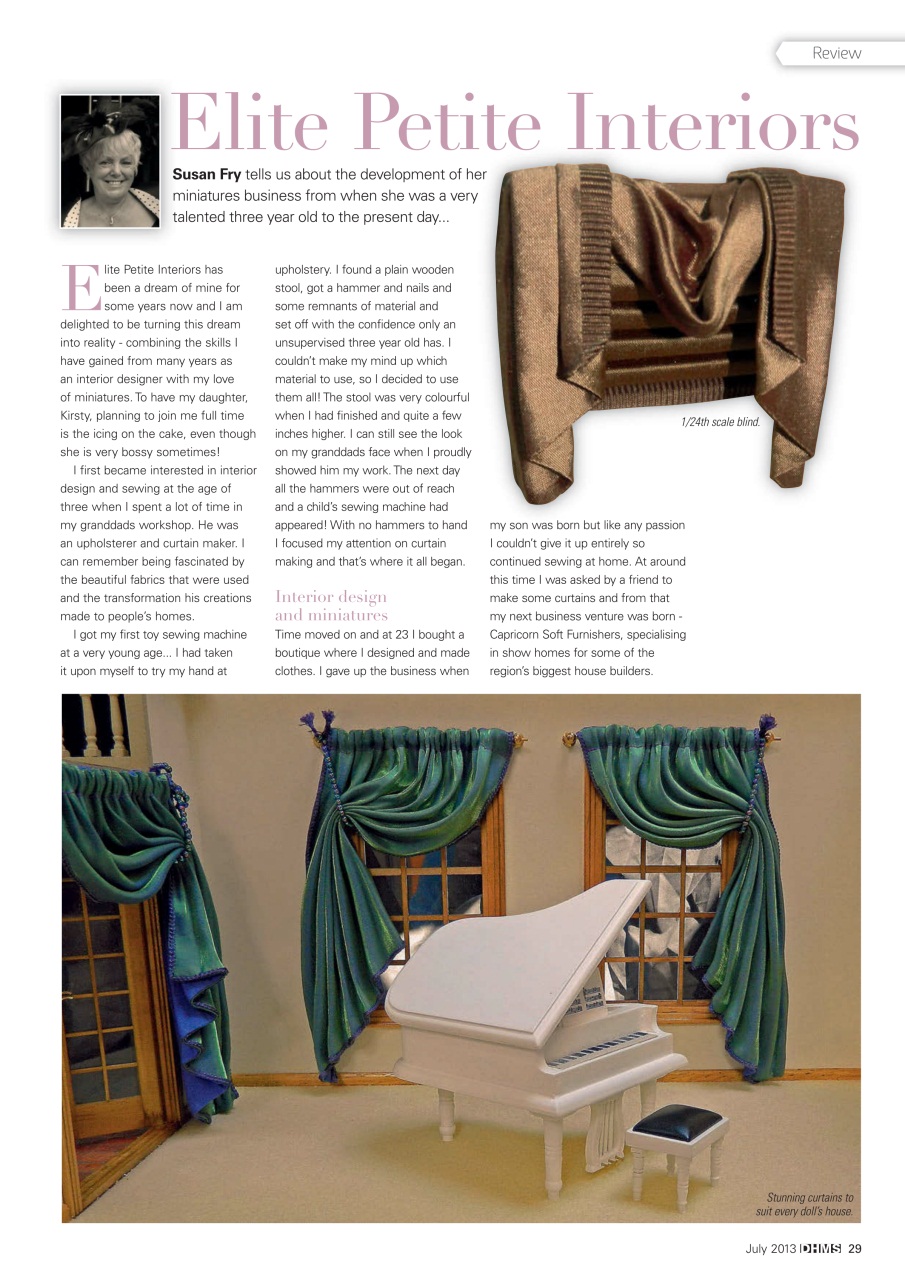Dolls House and Miniature Scene Preview Pages