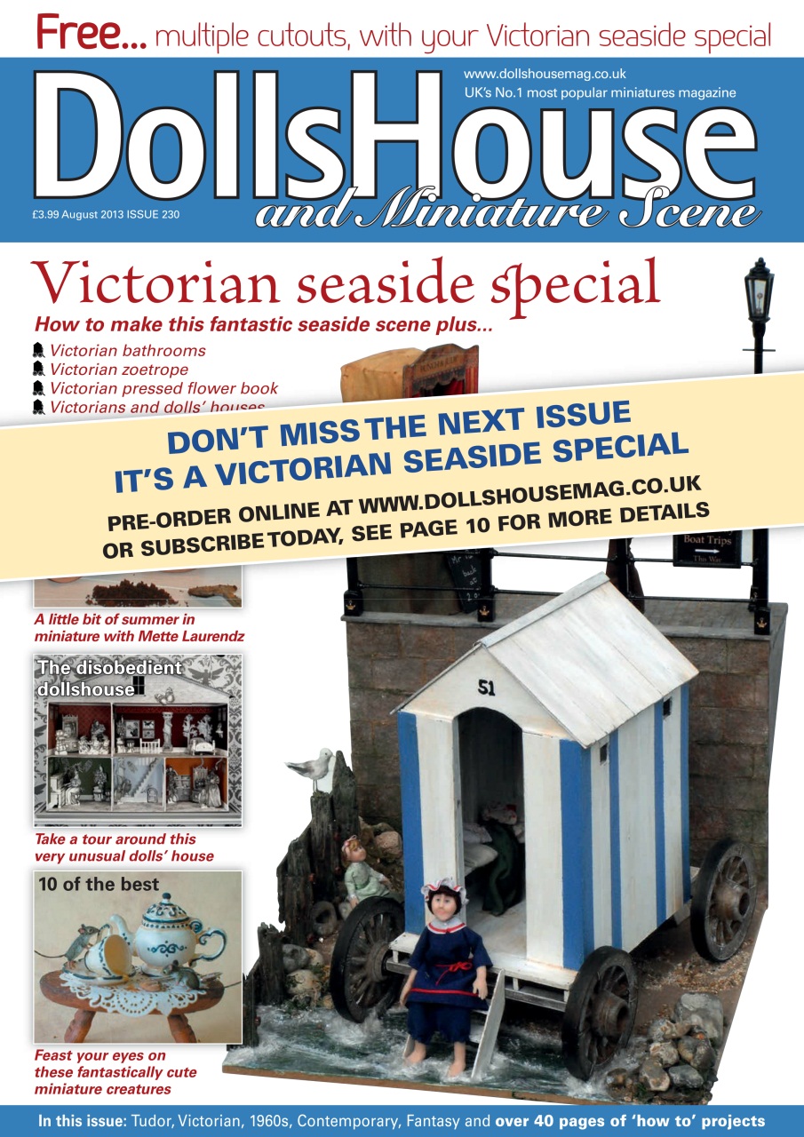 Dolls House and Miniature Scene Preview Pages