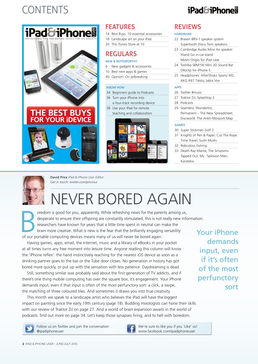 iPad and iPhone User Preview Pages