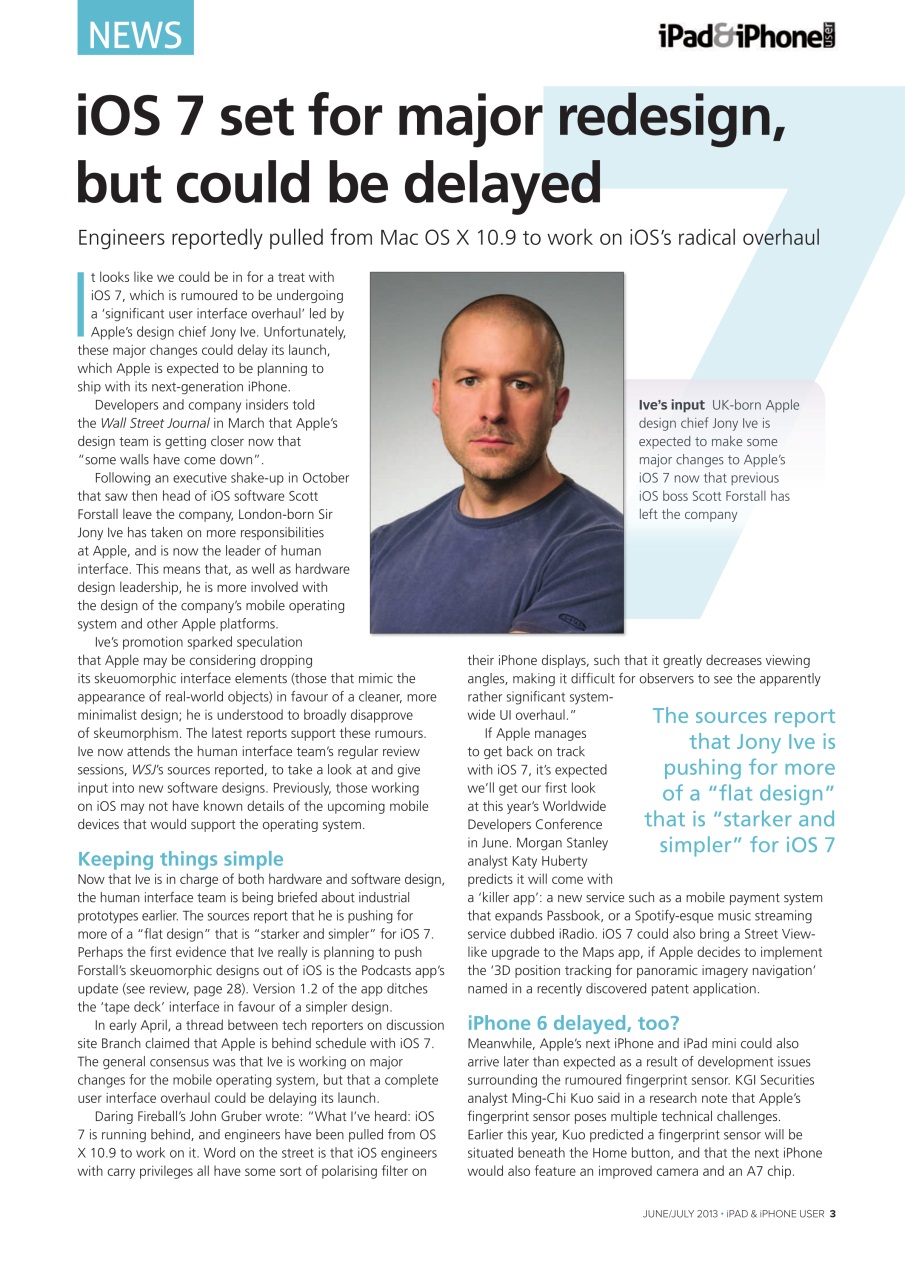 iPad and iPhone User Preview Pages