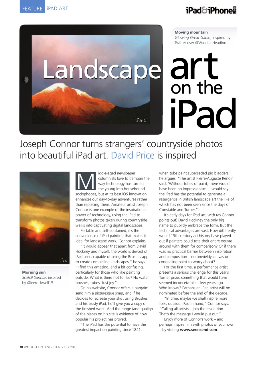 iPad and iPhone User Preview Pages