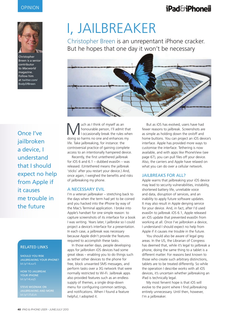 iPad and iPhone User Preview Pages