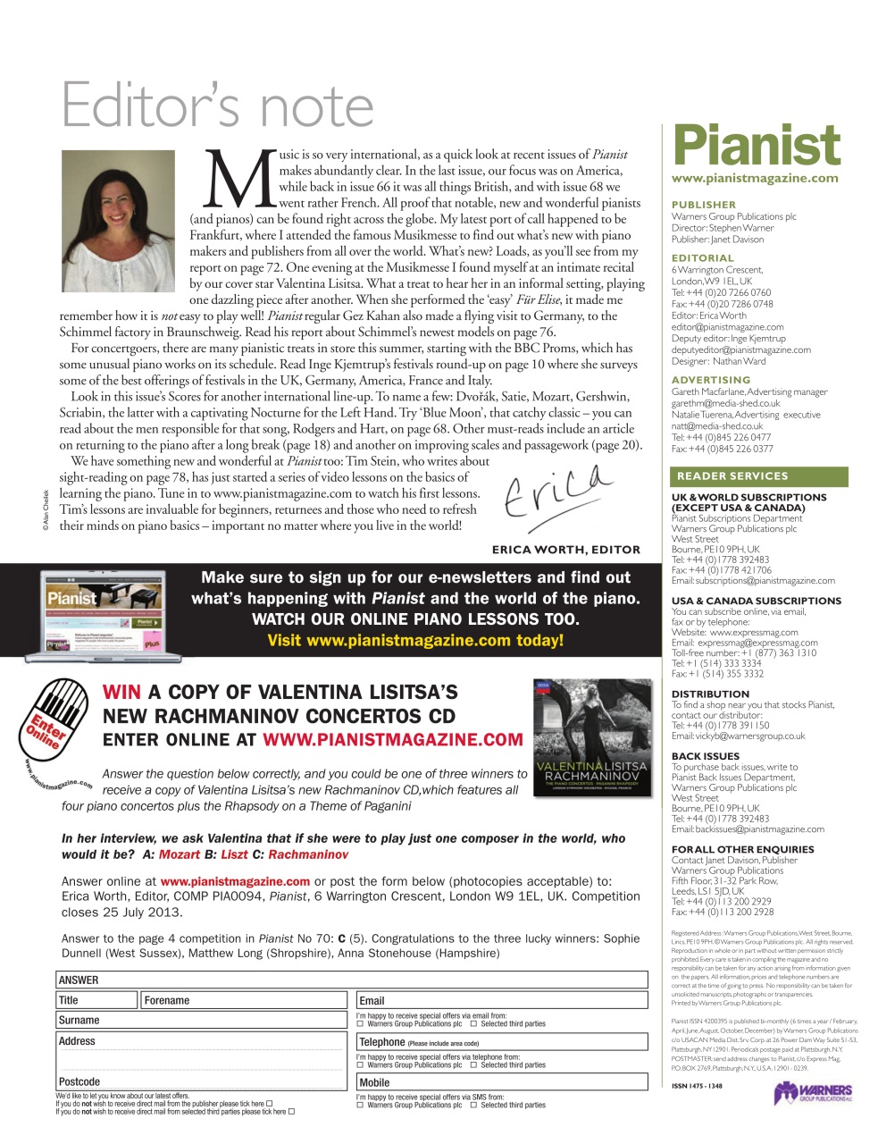 Pianist Preview Pages