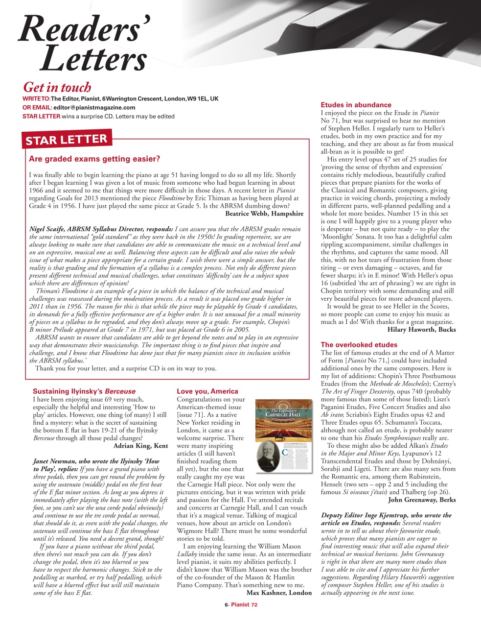 Pianist Preview Pages