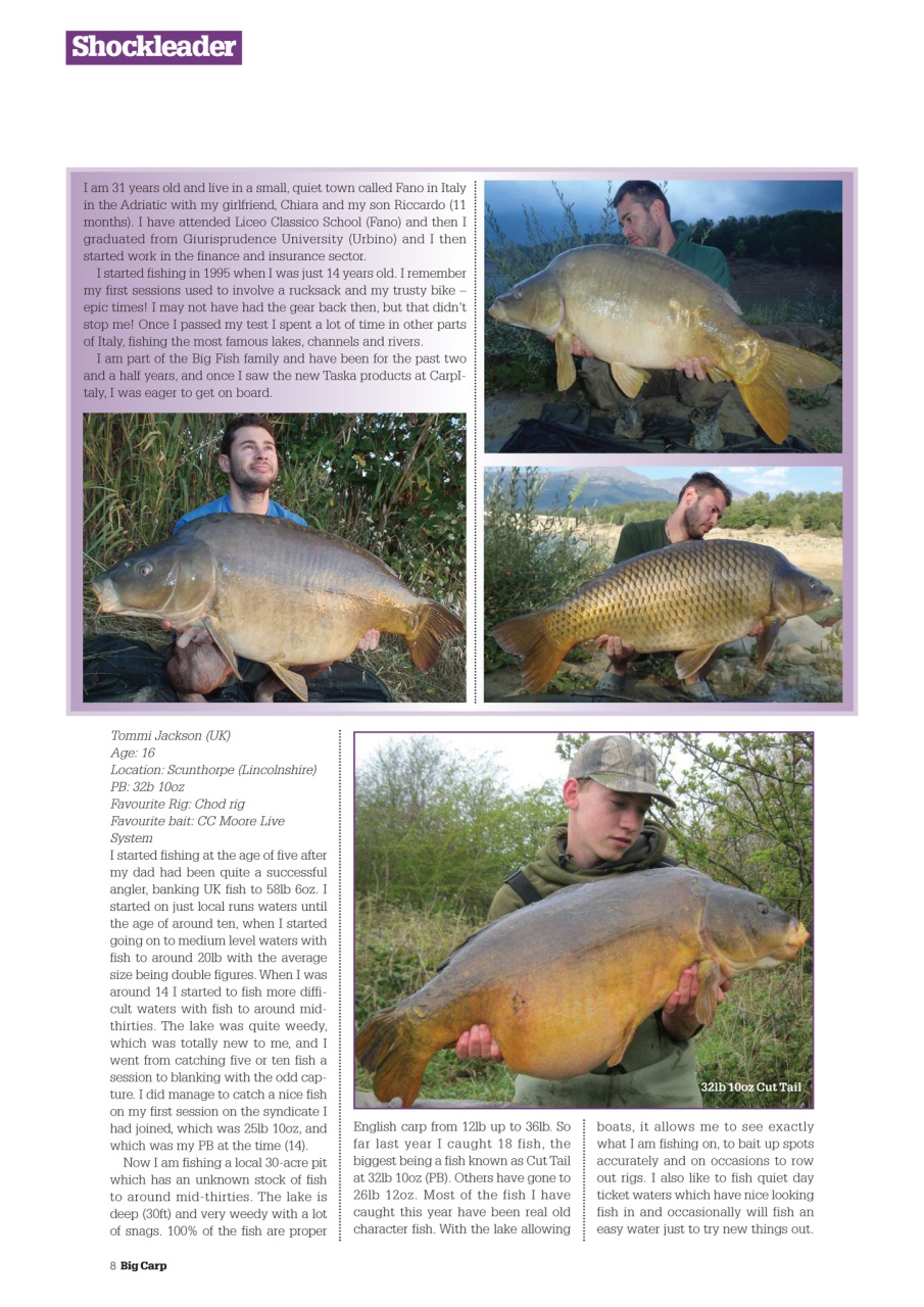 Big Carp Magazine Preview Pages