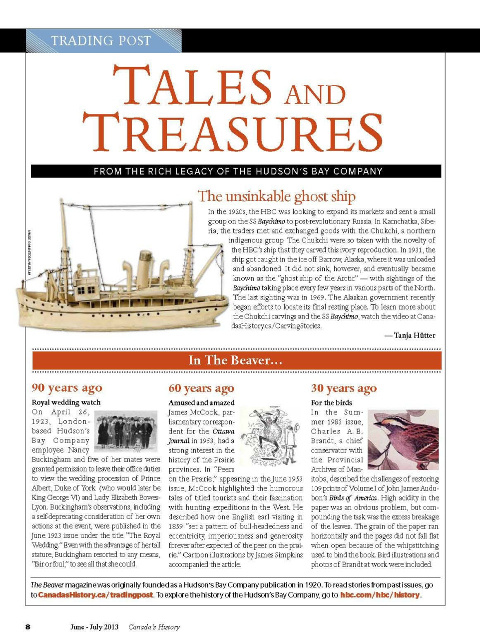 Canada's History Preview Pages