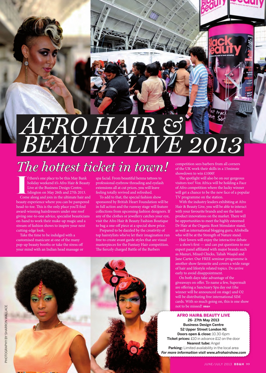 Black Beauty & Hair – the UK's No. 1 Black magazine Preview Pages