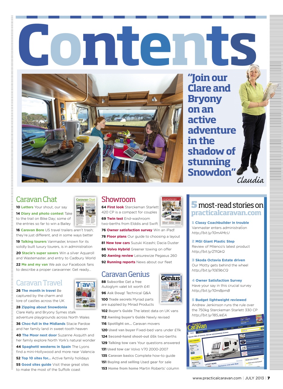 Practical Caravan Preview Pages