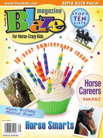 Blaze Magazine For Horse Crazy Kids issue Issue No. 40
