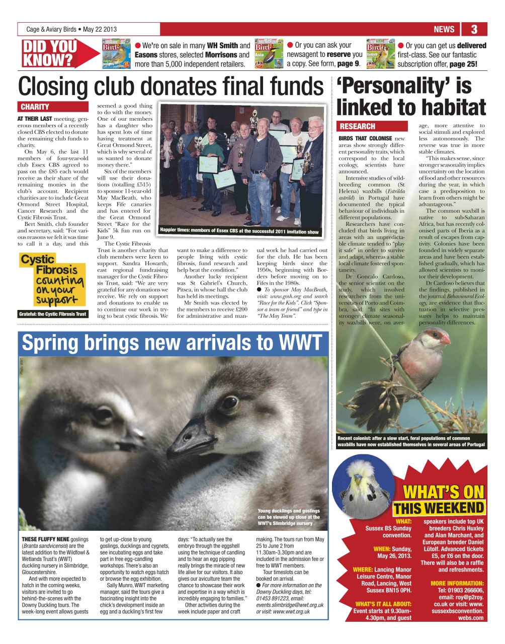 Cage & Aviary Birds Preview Pages