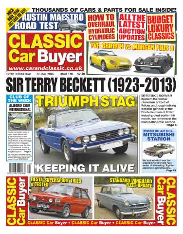 Classic Car Buyer issue CCB 22 May 2013