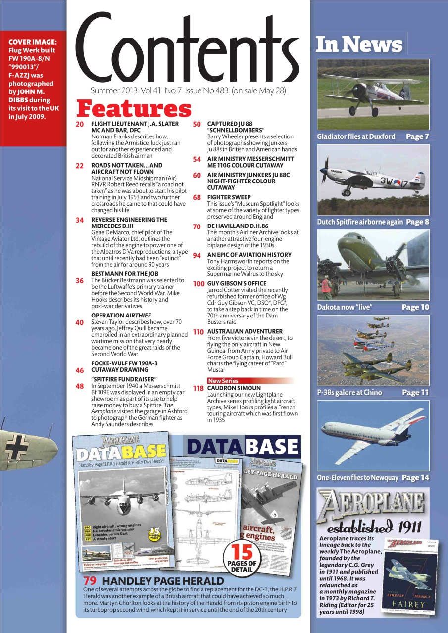 Aeroplane Preview Pages