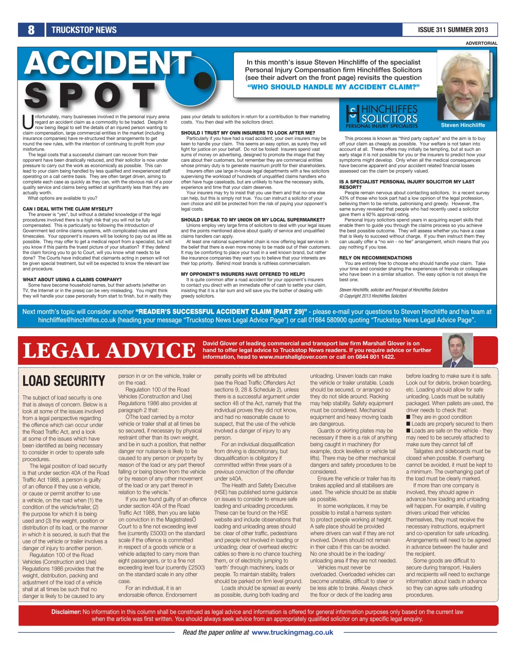 Truckstop News Preview Pages