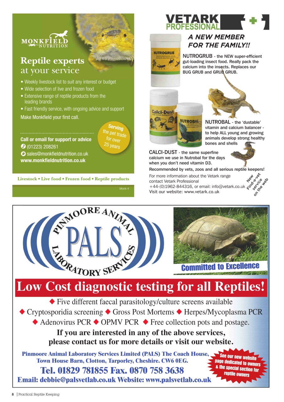Practical Reptile Keeping Preview Pages