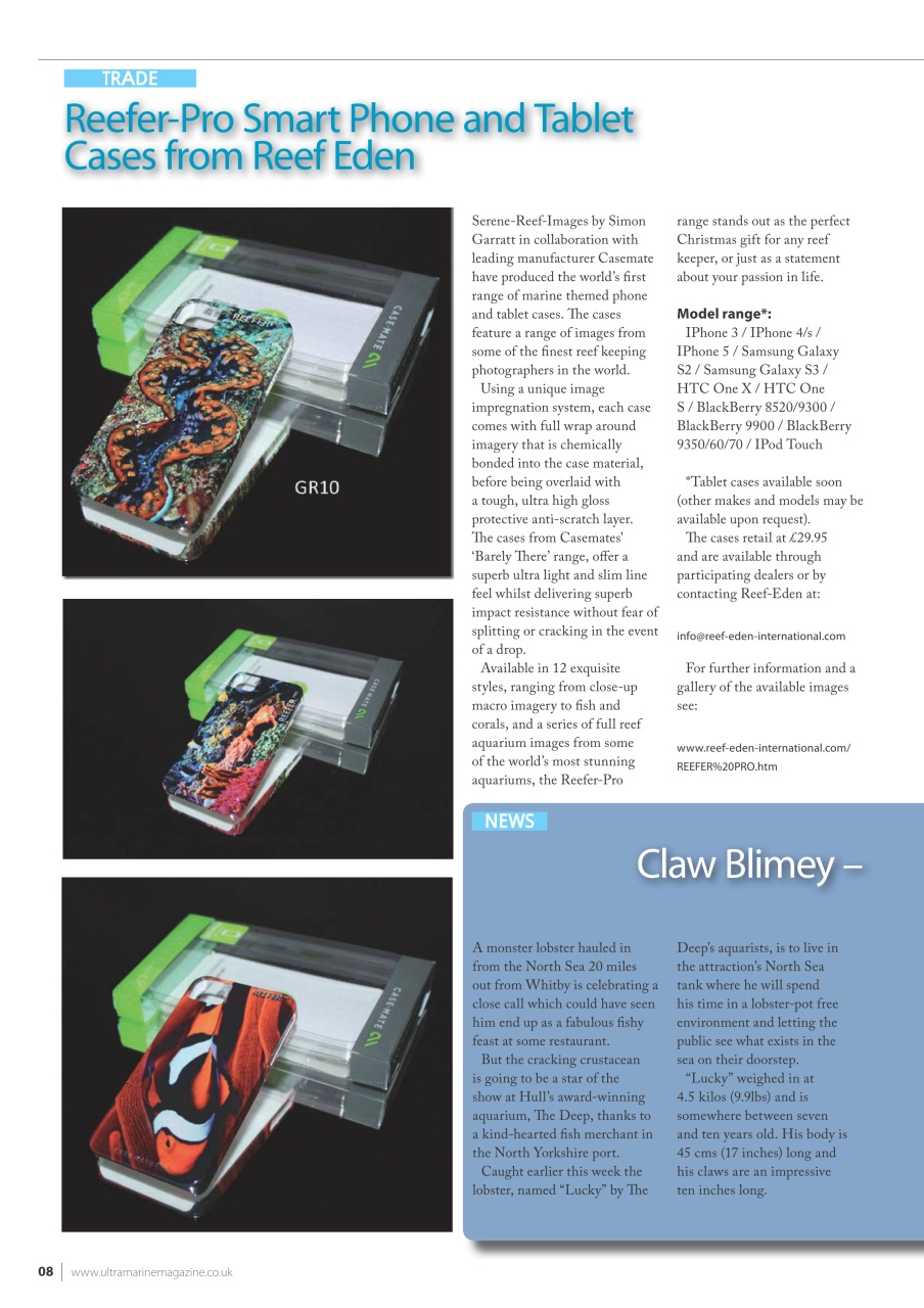 UltraMarine Magazine Preview Pages