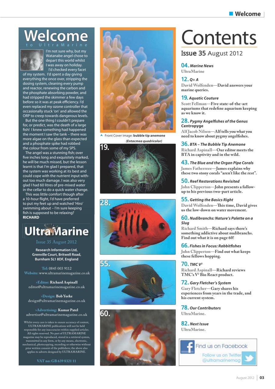 UltraMarine Magazine Preview Pages