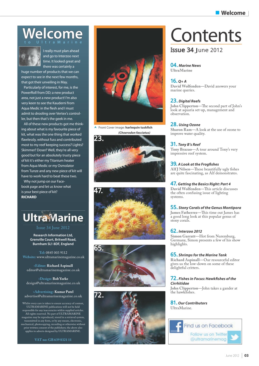 UltraMarine Magazine Preview Pages