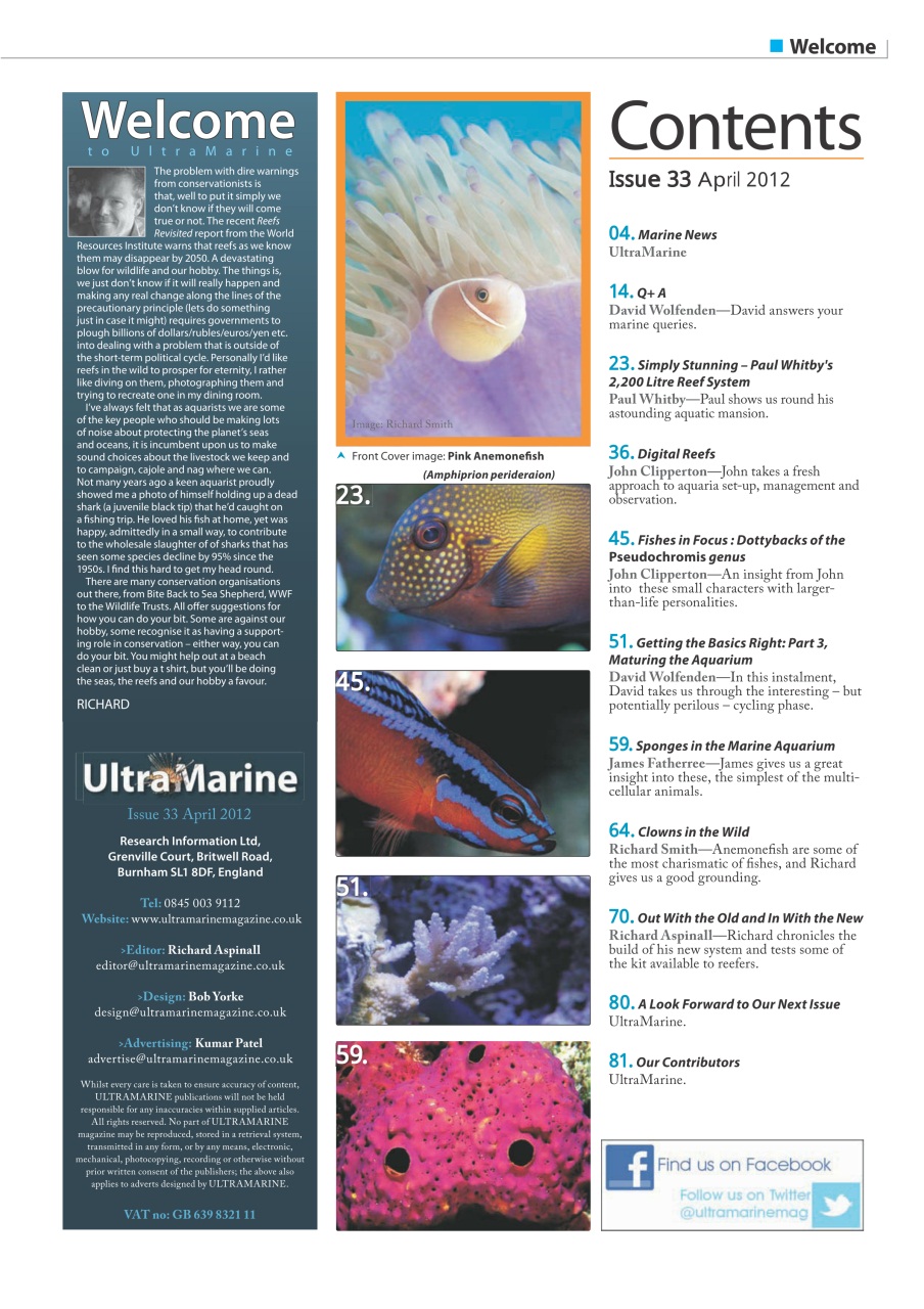 UltraMarine Magazine Preview Pages