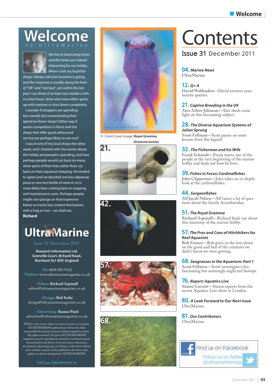 UltraMarine Magazine Preview Pages