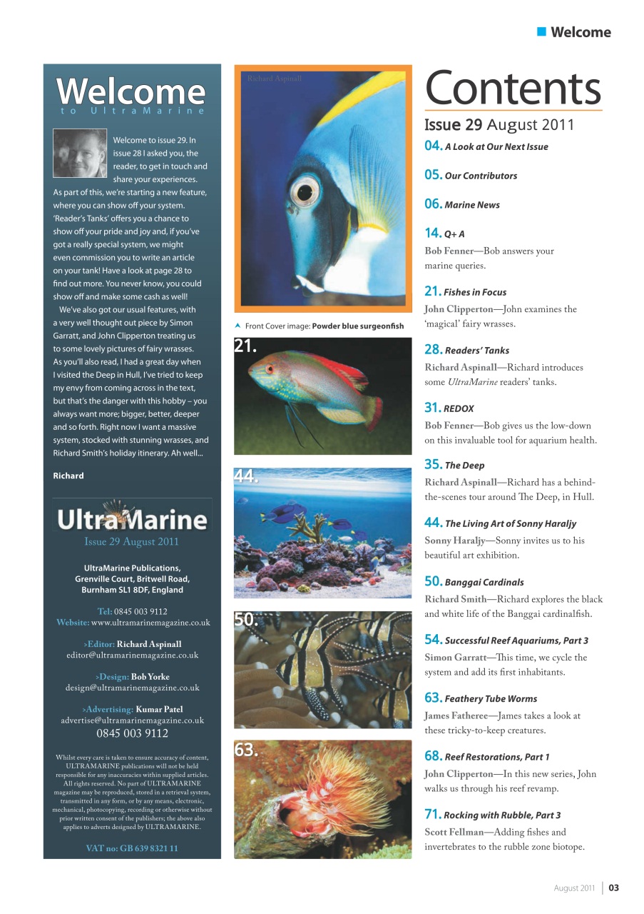 UltraMarine Magazine Preview Pages